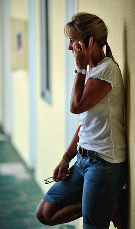 Shawn taking a quiet moment..