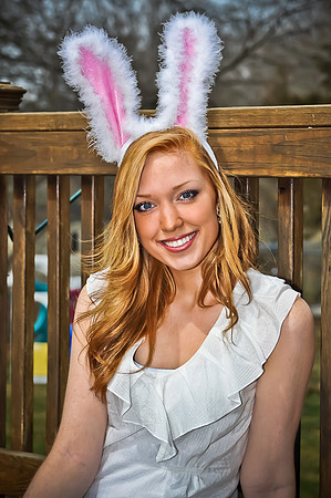 Julianne on Easter.... Thank God she looks like my wife... :)